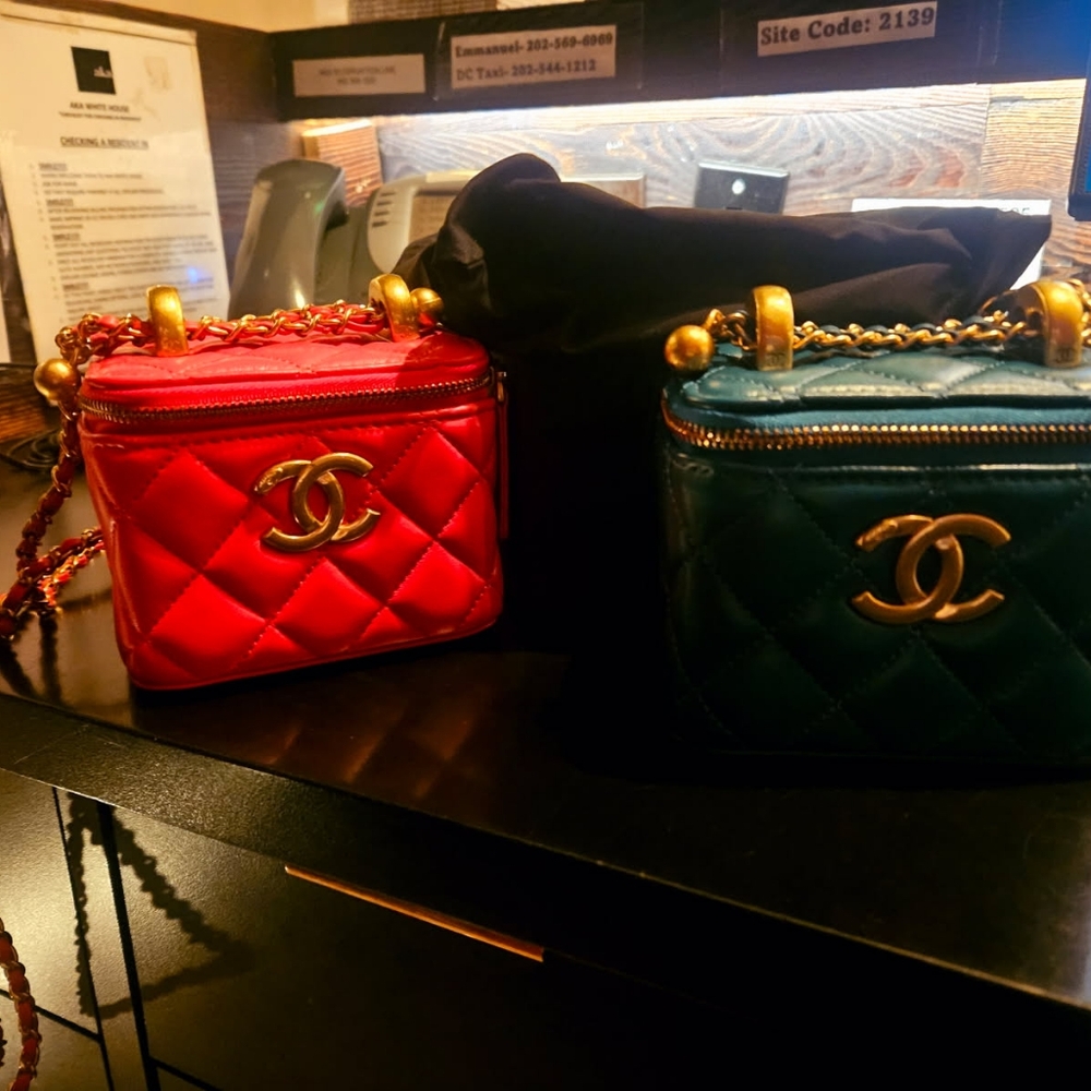 Chanel Red Quilted Mini Bag - Picture 6 of 6